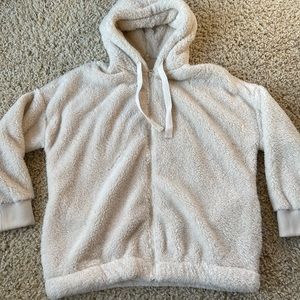 Lou & Grey Sherpa Hoodie, Size Large